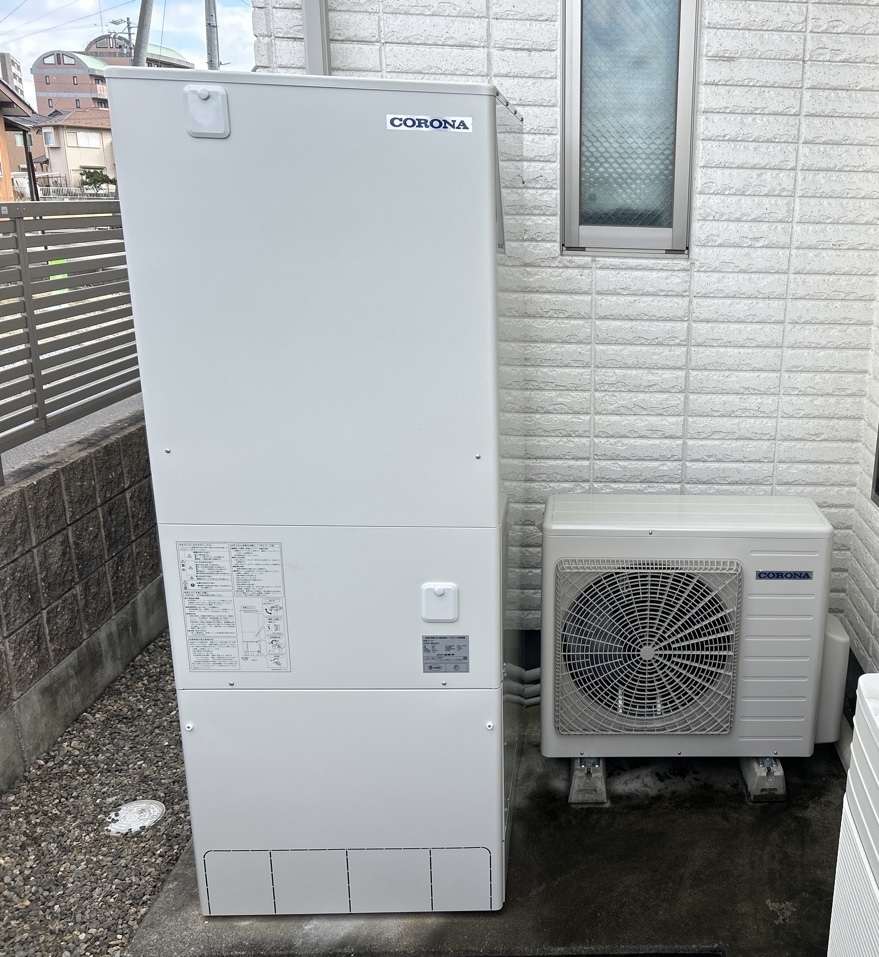 岐阜県岐阜市Tエコキュートの施工事例工事後写真