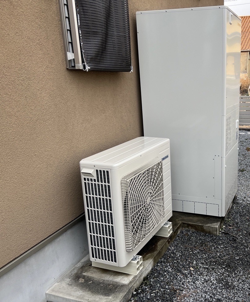 岐阜県本巣市Mエコキュートの施工事例工事後写真