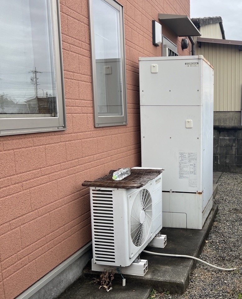 岐阜県羽島市Sエコキュートの施工事例工事前写真