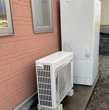 岐阜県羽島市Sエコキュートの施工事例工事後写真