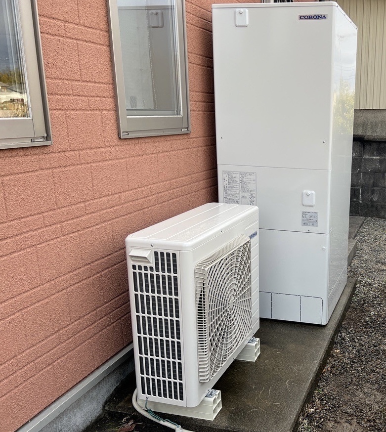 岐阜県羽島市Sエコキュートの施工事例工事後写真